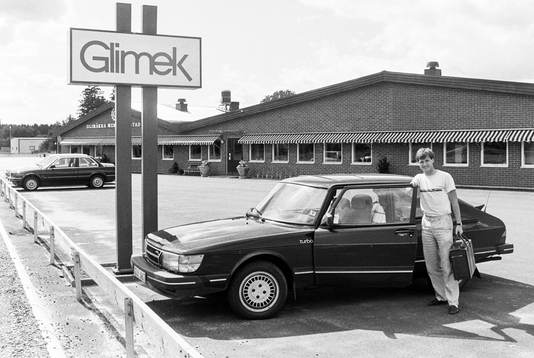 Ingemar Erlandsson vid sitt företag GLIMEK, Glimåkra