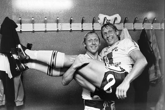 Mjällbys matchhjälte och tvåmålsskytt Bo Andersson i