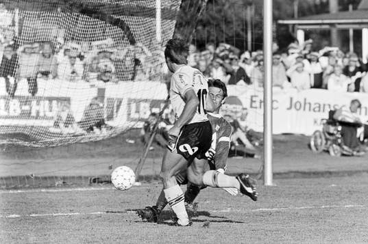 Bo Andersson, Mjällby fri med göteborgs målvakt Thomas