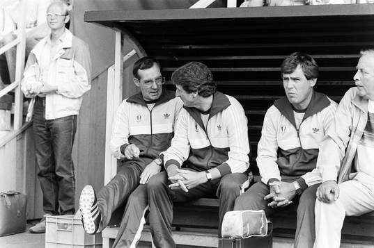 Tord Grip, Roy Hodgson, tränare och Harry Jönsson,
