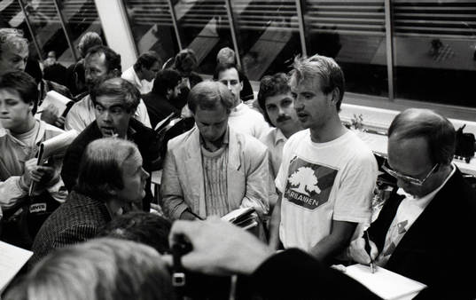 Andreas Ravelli och Lars Laban Arnesson, Förbundskapten,