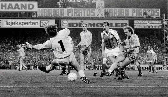 Fotboll, Danmark - Sverige, 0-3 Mål, Robert Prytz, Sverige