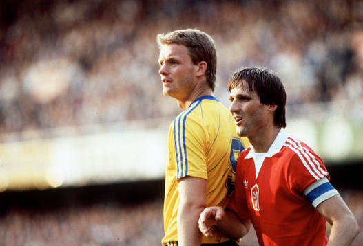 Fotboll, Sverige - Tjeckoslovakien, Torbjörn Nilsson,