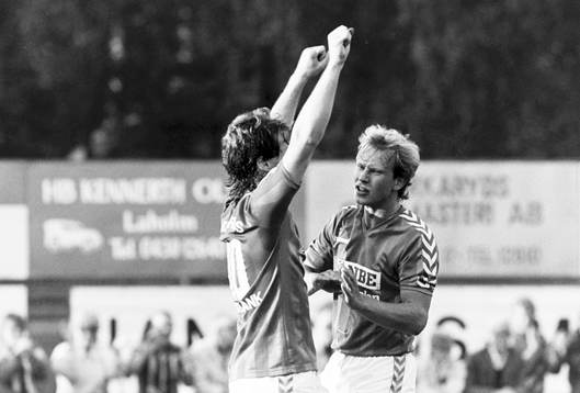 Håkan Davidsson och Lars-Olof Persson, Markaryd jublar