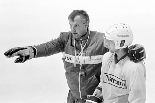 Curt Lundmark, tränare i instruktionstagen
