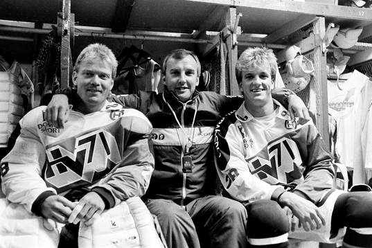 Thomas Javeblad, målvakt, Curt Lundmark, tränare och