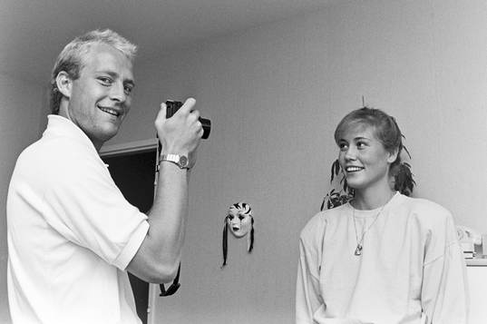 Hemma hos Mats Magnusson och flickvän