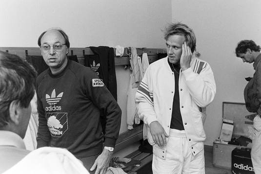 Sveriges förbundskapten Lars Arnesson och Dan Corneliusson