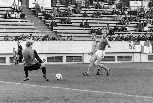 Bläddra bland fler bilder av Fotboll, U21, Tjeckoslovakien - Sverige, 0-2