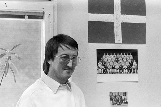 Curt Lindström, tränare jobbar som lärare