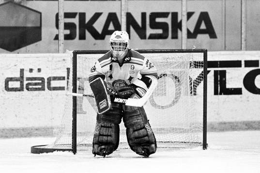 Peter Åslin, målvakt i Leksand