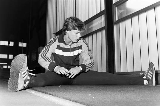Stefan Schwarz på gym