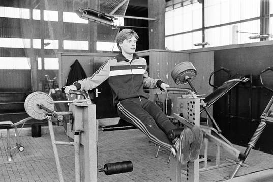 Stefan Schwarz på gym