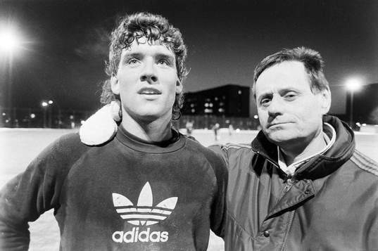 Mark White, ny målvakt i Hammarby och tränare Björn