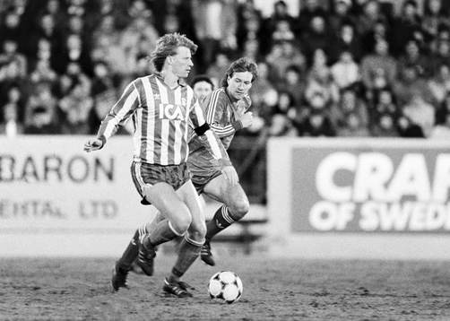 Fotboll, Europacupen, kvartsfinal, Aberdeen - IFK