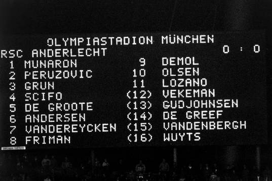 Fotboll, Europacupen, Kvartsfinal, Bayern München -