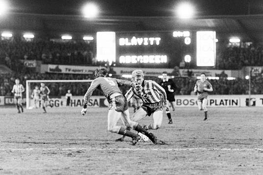 Fotboll, Europacupen, kvartsfinal, IFK Göteborg -