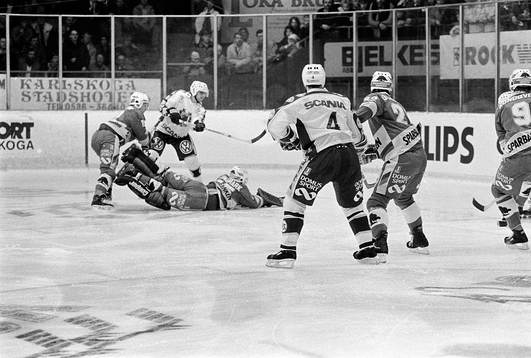 Bläddra bland fler bilder av Ishockey, Elitserien, SM, final, Färjestad - Södertälje, 3-2