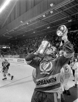Kent-Erik Andersson, Färjestad kysser pokalen