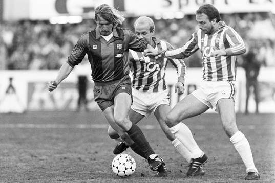 Fotboll, Europacupen, semifinal, IFK Göteborg - Barcelona,