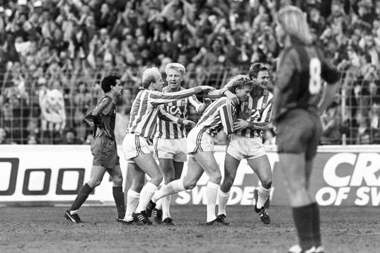 Fotboll, Europacupen, semifinal, IFK Göteborg - Barcelona,