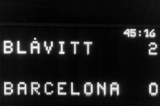 Fotboll, Europacupen, semifinal, IFK Göteborg - Barcelona,