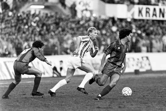Fotboll, Europacupen, semifinal, IFK Göteborg - Barcelona,