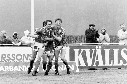 Olle Sjödahl och Mikael Ragvald, Markaryd jublar