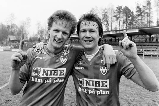 Mikael Ragvald och Olle Sjödahl, Markaryd jublar