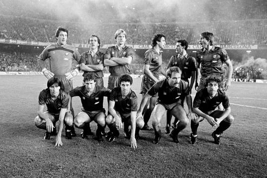Barcelonas startelva