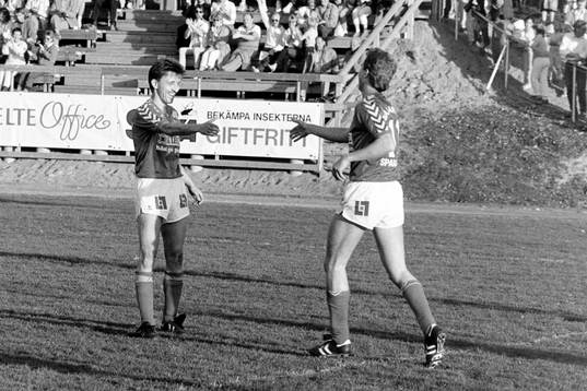 Martin Bergström och Staffan Unosson, Markaryd jublar