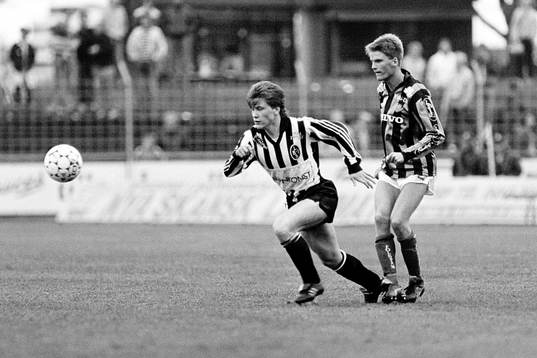 Mikael Hjälte, Landskrona först på bollen