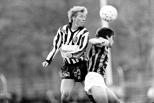 Thomas Gustavsson, Landskrona högst i en nickduell