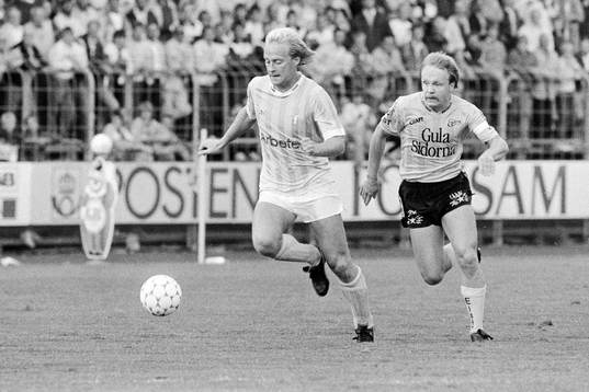 Mats Magnusson, Malmö med elfsborgs Christer Kvist i ryggen