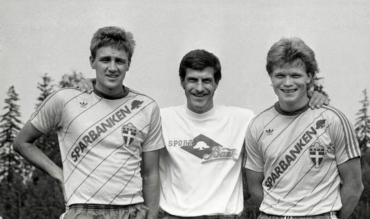 Torbjörn Persson, Olle Nordin, förbundskapten och Leif