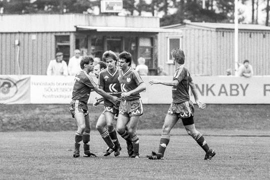 Kalmars Peter Nilsson, Johnny Erlandsson, Jan Jansson och