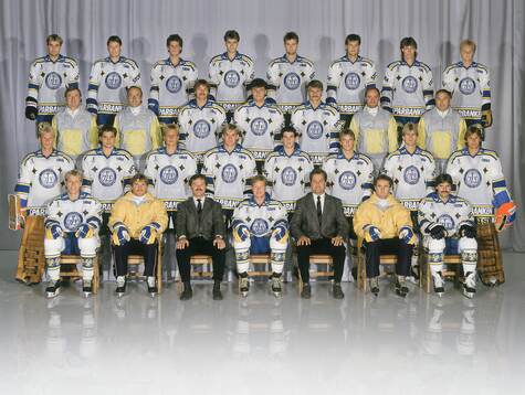 Spelare och personal i Leksands IF