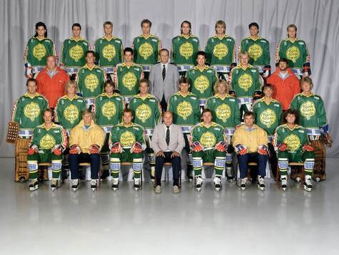 Spelare och personal i Björklöven