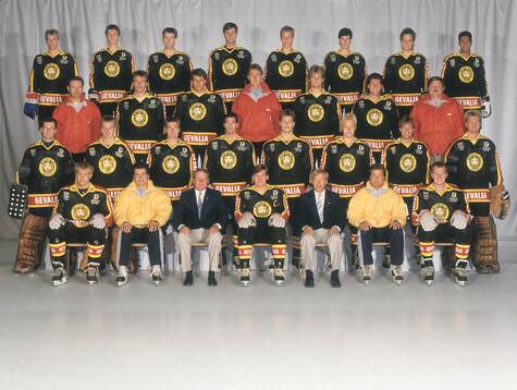 Spelare och personal i Brynäs
