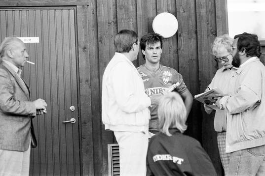Kurt-Arne Bergstrand, spelande tränare i Markaryd