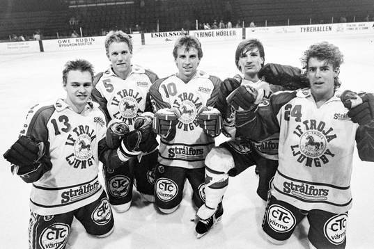Dan Wiberg, Mikael Andersson, Leif Fantenberg, Kurt Larson