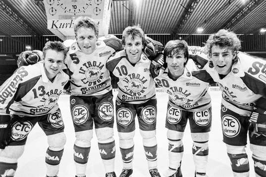 Dan Wiberg, Mikael Andersson, Leif Fantenberg, Kurt Larson