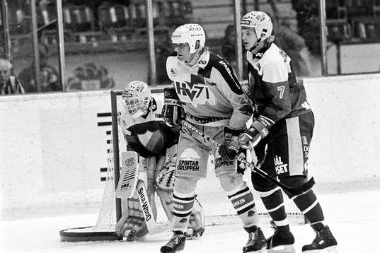 Rolf Ridderwall, målvakt och Arto Blomsten, Djurgården