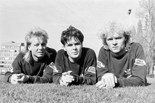 Magnus Johansson, Anders Limpar och Martin Holmberg, Sverige