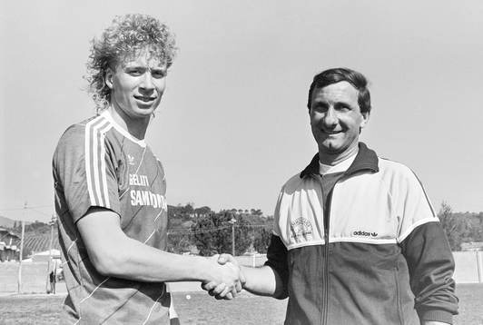 Johnny Ekström, nyförvärv i Empoli med sin nye tränare
