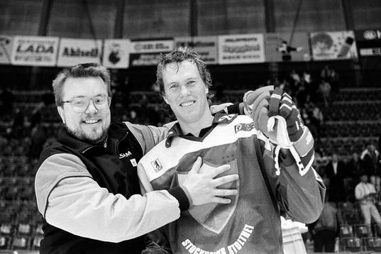 Djurgårdens tränare Leif Boork och Johan Garpenlöv