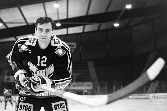 Roland Eriksson i sin matchtröja