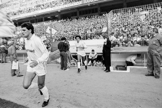 Hugo Sanches, Real Madrid i mitten på väg in på planen