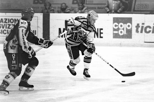 Kent Johansson, Lugano med pucken