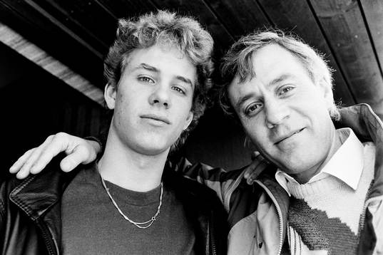 Niclas Kindvall med sin pappa Ove Kindvall